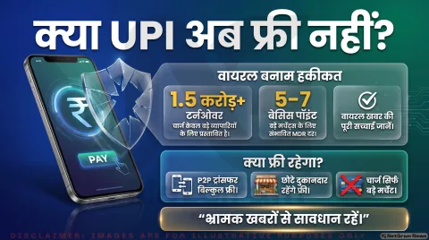 UPI यूजर्स ध्यान दें! "हर पेमेंट पर लगेगा चार्ज" वाली खबर वायरल, फॉरवर्ड करने से पहले तुरंत पढ़ें सच्चाई