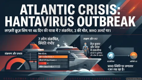 अटलांटिक महासागर में क्रूज़ शिप पर फैला दुर्लभ हैन्टा वायरस, वैश्विक स्वास्थ्य एजेंसियां अलर्ट पर