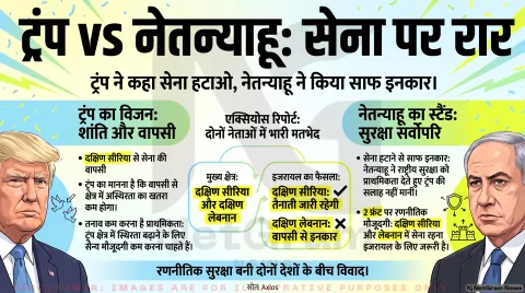 ट्रंप की अपील पर भी नहीं माने नेतन्याहू, सीरिया और लेबनान से सेना हटाने से किया इनकार