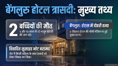 2 बच्चियों की मौत, पिता अस्पताल में गंभीर; तुरंत पढ़ें पुलिस जांच की लेटेस्ट रिपोर्ट : Bengaluru 5-Star Hotel Crime Case Alert