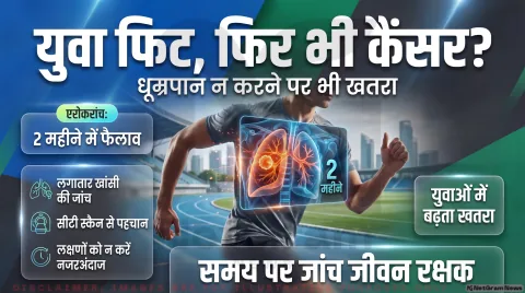 2 हफ्ते से ज्यादा खांसी को न समझें सामान्य; जानिए युवा और फिट लोगों में जांच के नियम: Lung Cancer in Non-Smokers Alert 2026