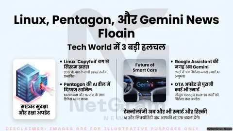मई 2026 के बड़े टेक अपडेट — Linux ‘Copyfail’ बग, Pentagon की AI डील और कारों में Gemini AI