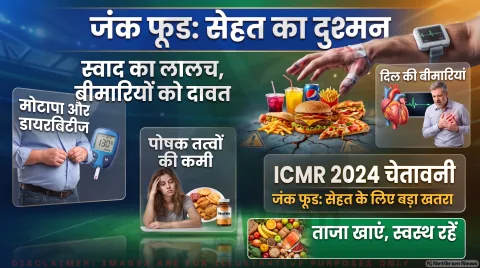 Junk Food Risk Updates: संसद में सरकार का बयान, न्यूट्रिशन लेबलिंग की अनिवार्यता और मोटापे से बचाव के उपाय