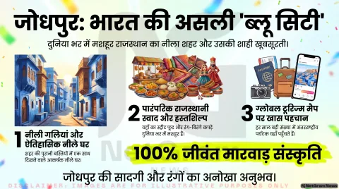 ब्लू सिटी: रंगों, खूबसूरती और शाही अंदाज से सजी जोधपुर की पहचान