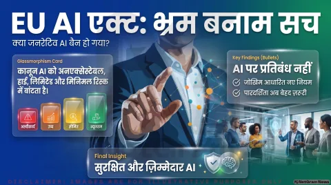 EU AI Act Fact Check: जनरेटिव AI बैन का दावा गलत; तुरंत पढ़ें रिस्क कैटेगरी और नए नियमों की रिपोर्ट