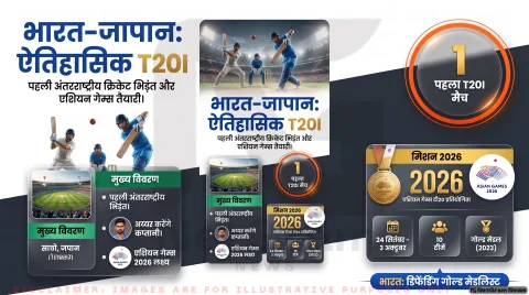 पहली अंतरराष्ट्रीय भिड़ंत आज; सानो इंटरनेशनल क्रिकेट ग्राउंड में खेला जाएगा मुकाबला : India vs Japan T20I Match Alert 2026