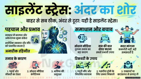 साइलेंट स्ट्रेस: जब इंसान अंदर ही अंदर टूट रहा हो, लेकिन किसी को पता न चले