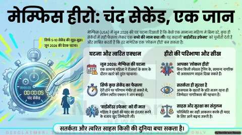 मेम्फिस की महिला का सेकेंडों में लिया गया फैसला बना जीवनदान, एक बच्चे की जान बचाने वाली कहानी क्यों हो रही है चर्चा में?