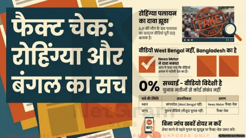 क्या BJP की जीत के बाद ‘रोहिंग्या’ बंगाल छोड़ रहे हैं? वायरल वीडियो का सच