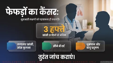 Lung Cancer Warning Signs Alert 2026: लगातार खांसी और सीने में दर्द; तुरंत पढ़ें पल्मोनोलॉजिस्ट्स की सलाह