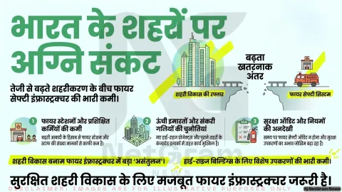 बढ़ते शहरों के बीच फायर सर्विस पर दबाव, ‘डेटानोमिक्स’ रिपोर्ट ने उजागर की तैयारी और जरूरत के बीच खाई