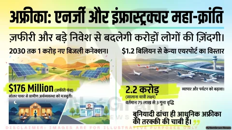 अफ्रीका में बिजली और बुनियादी ढांचे को नई रफ्तार, 1 करोड़ घरों तक ऊर्जा पहुंचाने की तैयारी