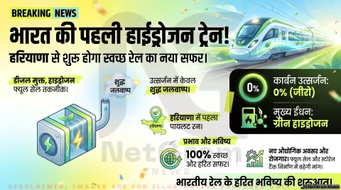 भारत की पहली हाइड्रोजन ट्रेन अगले सप्ताह हरियाणा से चलेगी