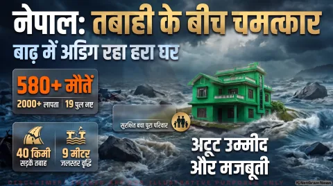 नेपाल जल प्रलय: 500 से अधिक मौतें, 2000+ लापता; जानिए तबाही के बीच कैसे बची 'हरे घर' में फंसे परिवार की जान