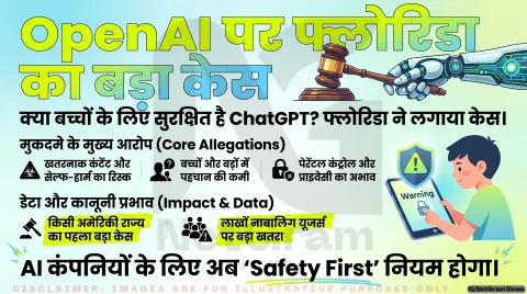 OpenAI और Sam Altman पर फ्लोरिडा का मुकदमा, AI सुरक्षा और बच्चों की ऑनलाइन सुरक्षा पर छिड़ी नई बहस