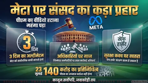 अगर आप भी इस्तेमाल करते हैं फेसबुक या इंस्टाग्राम, तो थोड़ा ठहरिए! तुरंत जानें भारतीय सोशल मीडिया नियमों में होने वाले बड़े बदलाव