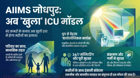 AIIMS जोधपुर का नया ICU मॉडल: अब गंभीर मरीजों को मिलेगी खुली हवा, धूप और बेहतर रिकवरी का मौका